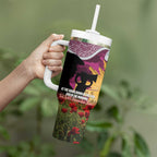 Personalised Sea Eagles Rugby ANZAC Day Tumbler With Handle Last Post Poppy We Will Remember Them