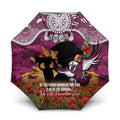 Personalised Sea Eagles Rugby ANZAC Day Umbrella Last Post Poppy We Will Remember Them