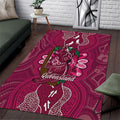 Australia Queensland Day Area Rug Koala With Map Aboriginal Art