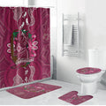 Australia Queensland Day Bathroom Set Koala With Map Aboriginal Art
