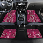 Australia Queensland Day Car Mats Koala With Map Aboriginal Art