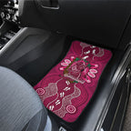 Australia Queensland Day Car Mats Koala With Map Aboriginal Art