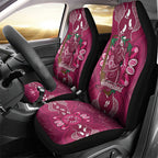 Australia Queensland Day Car Seat Cover Koala With Map Aboriginal Art