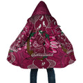 Australia Queensland Day Cloak Koala With Map Aboriginal Art
