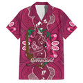 Australia Queensland Day Family Matching Off The Shoulder Long Sleeve Dress and Hawaiian Shirt Koala With Map Aboriginal Art