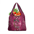 Australia Queensland Day Grocery Bag Koala With Map Aboriginal Art