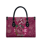 Australia Queensland Day Leather Bag Koala With Map Aboriginal Art