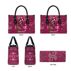 Australia Queensland Day Leather Bag Koala With Map Aboriginal Art