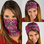 Australia Queensland Day Neck Gaiter Koala With Map Aboriginal Art