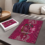 Australia Queensland Day Puzzle Koala With Map Aboriginal Art