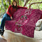 Australia Queensland Day Quilt Koala With Map Aboriginal Art