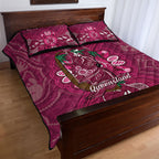 Australia Queensland Day Quilt Bed Set Koala With Map Aboriginal Art