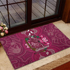 Australia Queensland Day Rubber Doormat Koala With Map Aboriginal Art