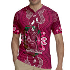 Australia Queensland Day Rugby Jersey Koala With Map Aboriginal Art