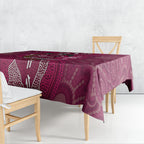 Australia Queensland Day Tablecloth Koala With Map Aboriginal Art