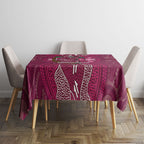 Australia Queensland Day Tablecloth Koala With Map Aboriginal Art