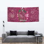 Australia Queensland Day Tapestry Koala With Map Aboriginal Art