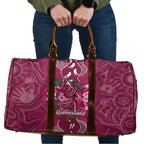 Australia Queensland Day Travel Bag Koala With Map Aboriginal Art