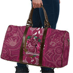 Australia Queensland Day Travel Bag Koala With Map Aboriginal Art