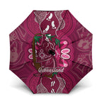 Australia Queensland Day Umbrella Koala With Map Aboriginal Art