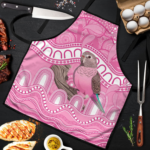 Indigenous Australia Bourkie Apron Aussie Bourke's Parrot Aboriginal Art