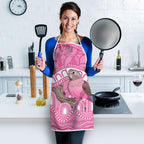 Indigenous Australia Bourkie Apron Aussie Bourke's Parrot Aboriginal Art