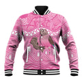 Indigenous Australia Bourkie Baseball Jacket Aussie Bourke's Parrot Aboriginal Art