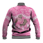 Indigenous Australia Bourkie Baseball Jacket Aussie Bourke's Parrot Aboriginal Art