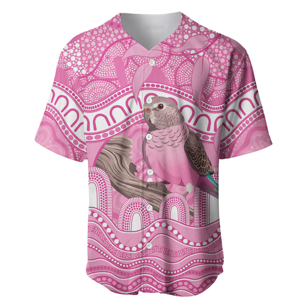 Indigenous Australia Bourkie Baseball Jersey Aussie Bourke's Parrot Aboriginal Art