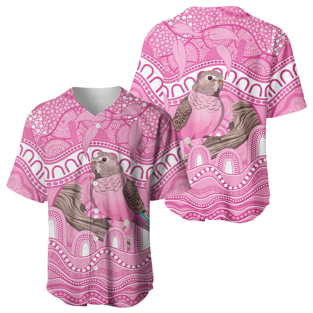 Indigenous Australia Bourkie Baseball Jersey Aussie Bourke's Parrot Aboriginal Art