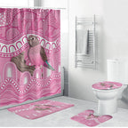 Indigenous Australia Bourkie Bathroom Set Aussie Bourke's Parrot Aboriginal Art