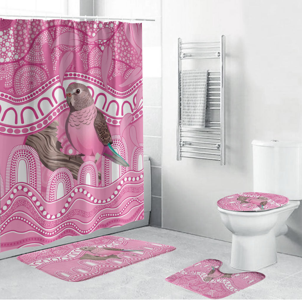 Indigenous Australia Bourkie Bathroom Set Aussie Bourke's Parrot Aboriginal Art