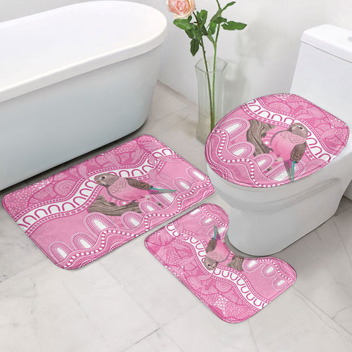 Indigenous Australia Bourkie Bathroom Set Aussie Bourke's Parrot Aboriginal Art