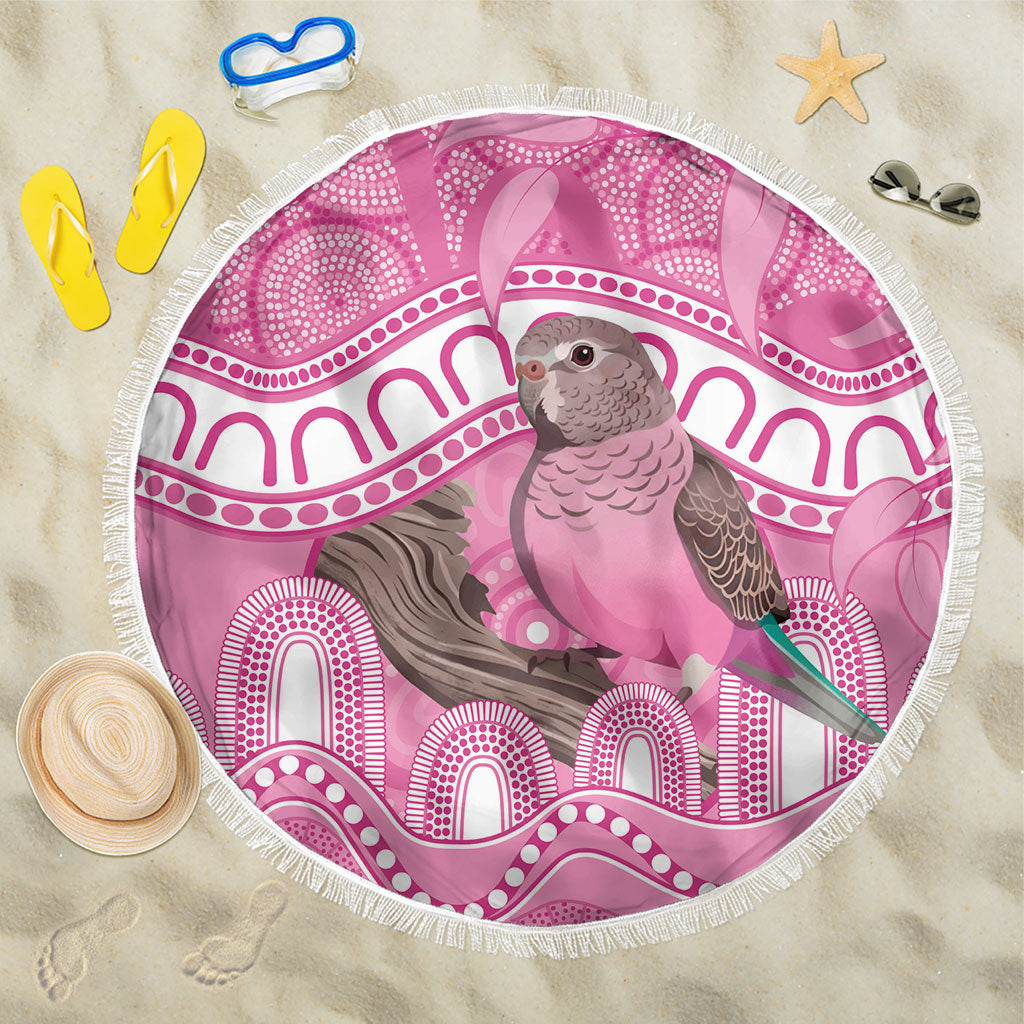 Indigenous Australia Bourkie Beach Blanket Aussie Bourke's Parrot Aboriginal Art