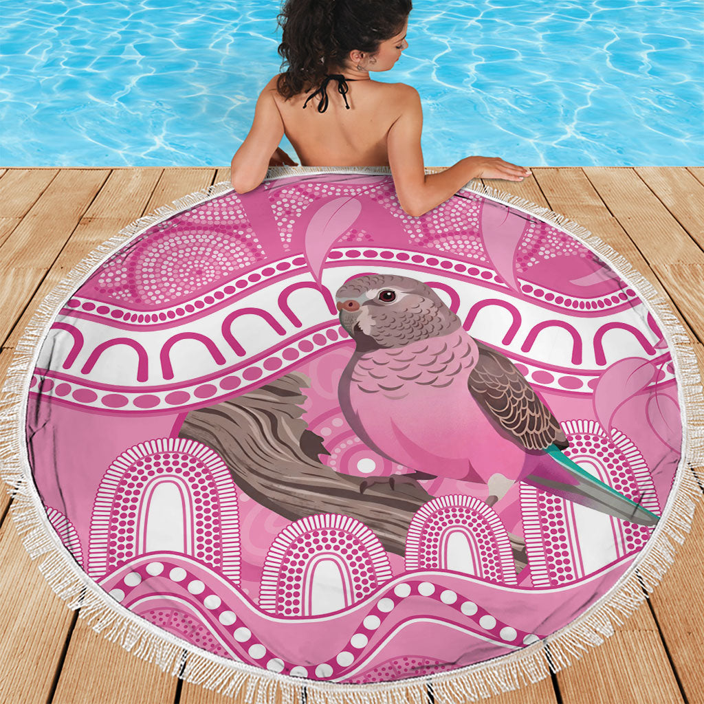 Indigenous Australia Bourkie Beach Blanket Aussie Bourke's Parrot Aboriginal Art