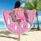 Indigenous Australia Bourkie Beach Blanket Aussie Bourke's Parrot Aboriginal Art