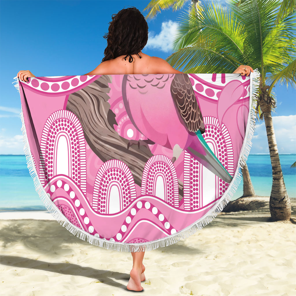 Indigenous Australia Bourkie Beach Blanket Aussie Bourke's Parrot Aboriginal Art
