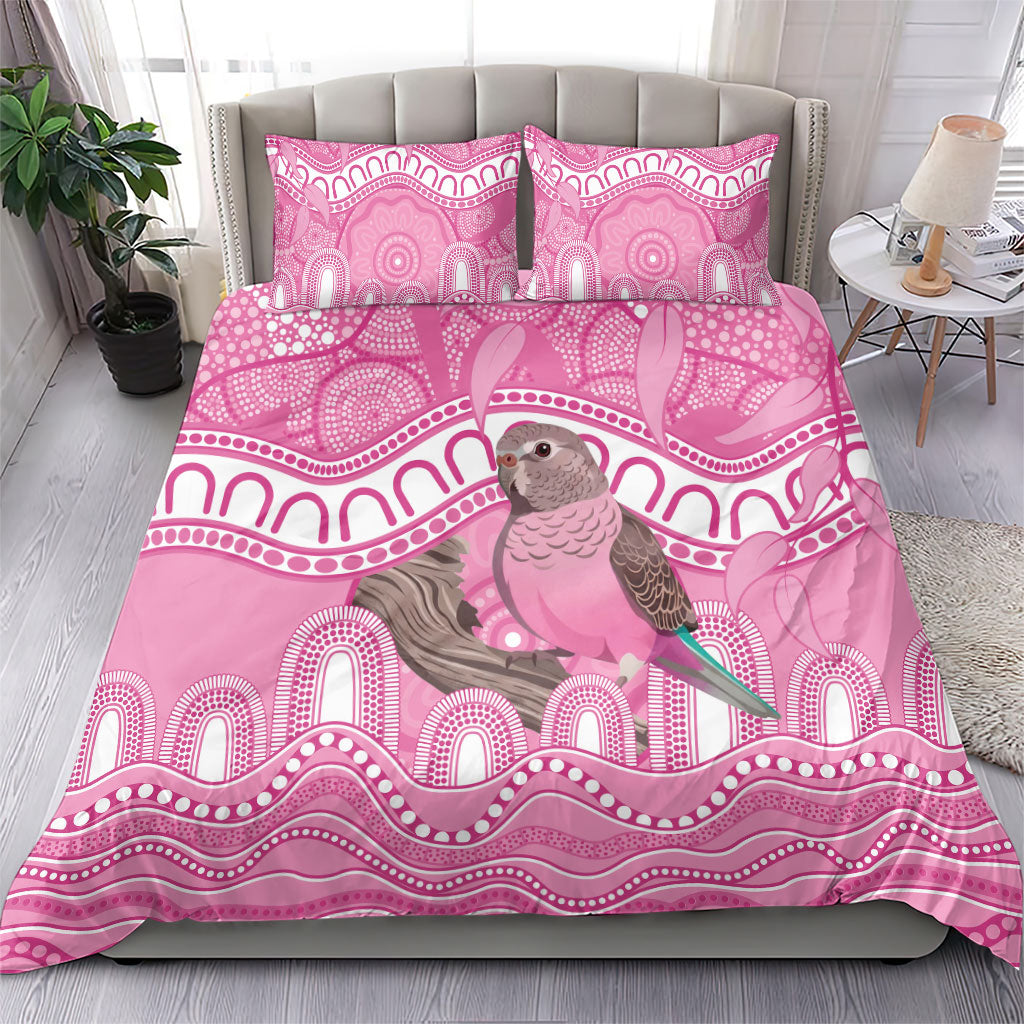Indigenous Australia Bourkie Bedding Set Aussie Bourke's Parrot Aboriginal Art