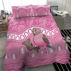 Indigenous Australia Bourkie Bedding Set Aussie Bourke's Parrot Aboriginal Art