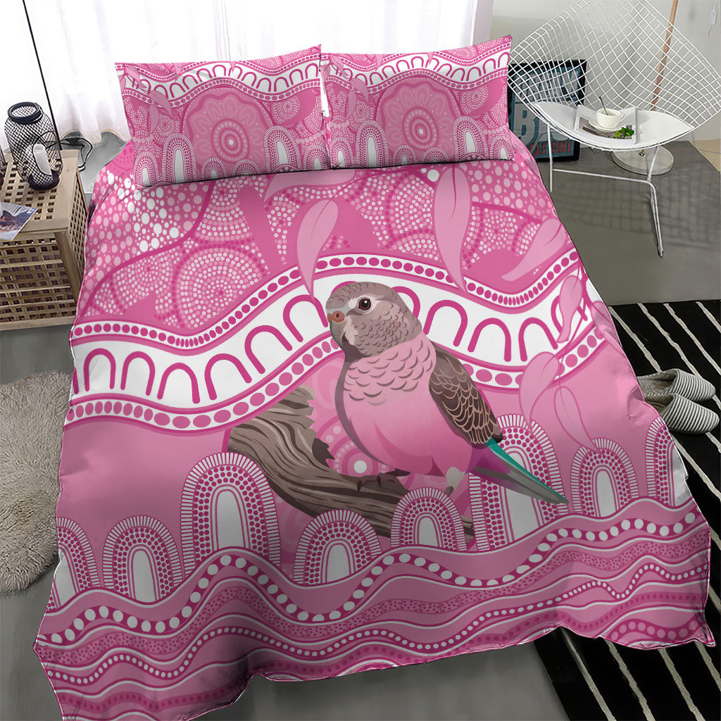 Indigenous Australia Bourkie Bedding Set Aussie Bourke's Parrot Aboriginal Art