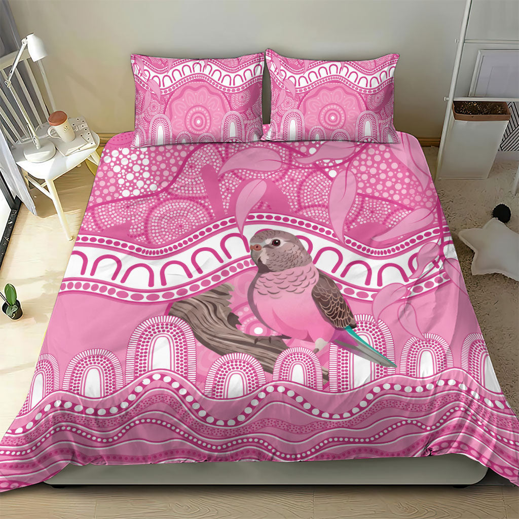 Indigenous Australia Bourkie Bedding Set Aussie Bourke's Parrot Aboriginal Art