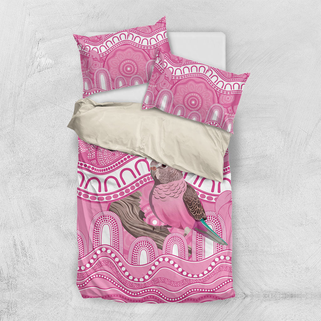 Indigenous Australia Bourkie Bedding Set Aussie Bourke's Parrot Aboriginal Art