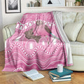Indigenous Australia Bourkie Blanket Aussie Bourke's Parrot Aboriginal Art