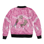 Indigenous Australia Bourkie Bomber Jacket Aussie Bourke's Parrot Aboriginal Art
