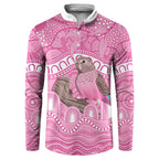 Indigenous Australia Bourkie Button Sweatshirt Aussie Bourke's Parrot Aboriginal Art