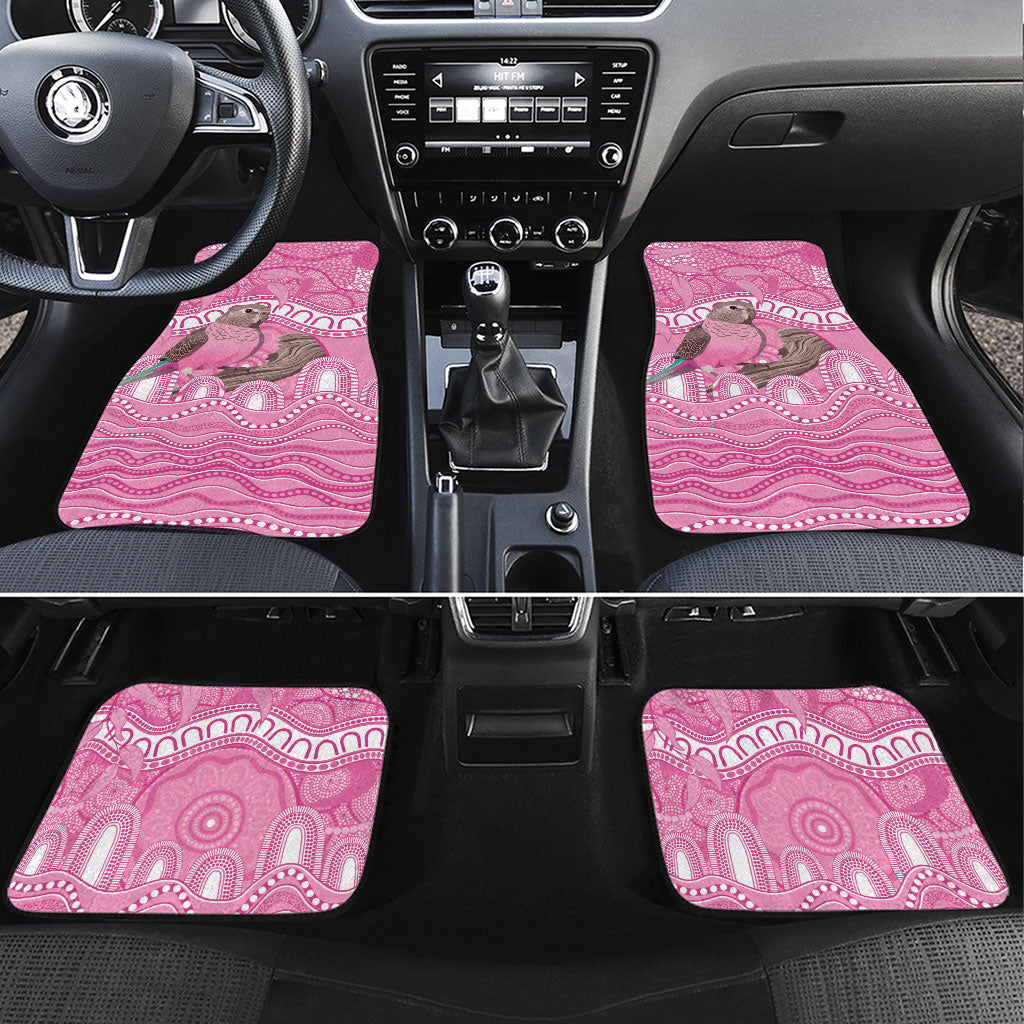 Indigenous Australia Bourkie Car Mats Aussie Bourke's Parrot Aboriginal Art