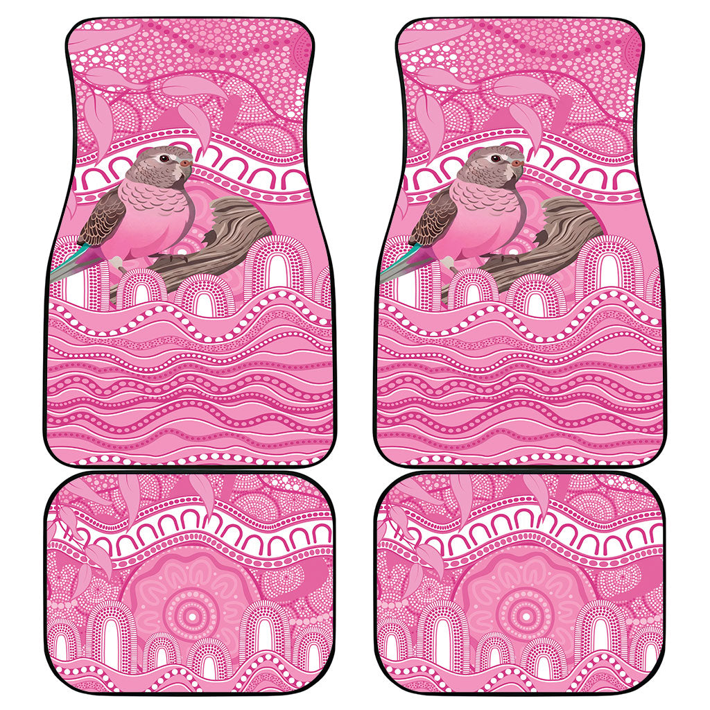 Indigenous Australia Bourkie Car Mats Aussie Bourke's Parrot Aboriginal Art