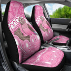 Indigenous Australia Bourkie Car Seat Cover Aussie Bourke's Parrot Aboriginal Art