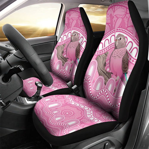 Indigenous Australia Bourkie Car Seat Cover Aussie Bourke's Parrot Aboriginal Art