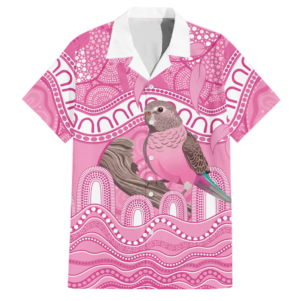 Indigenous Australia Bourkie Family Matching Mermaid Dress and Hawaiian Shirt Aussie Bourke's Parrot Aboriginal Art